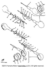 Yamaha parts diagram for 256-83321-00-00 - Ref #1