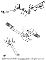Yamaha parts diagram for 90508-40077-00 - Ref #18