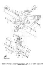 Yamaha parts diagram for 4X7-22124-00-00 - Ref #4