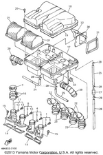 Yamaha parts diagram for 2LM-13597-01-00 - Ref #7
