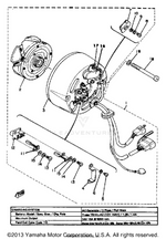 Yamaha parts diagram for 256-81612-11-00