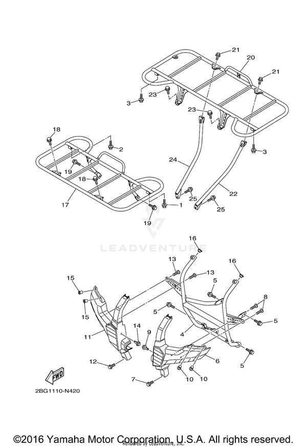 Yamaha parts diagram for 90167-06800-00 - Ref #8