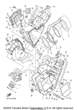 Yamaha parts diagram for 90464-13007-00 - Ref #38