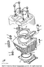 Yamaha parts diagram for 5Y1-11181-00-00 - Ref #12