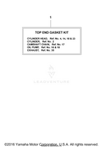 Yamaha parts diagram for 1AS-W0001-00-00 - Ref #1