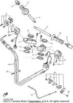 Yamaha parts diagram for 3GM-26331-01-00 - Ref #13