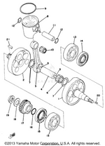 Yamaha parts diagram for 509-11631-01-96 - Ref #8