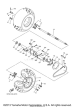 Yamaha parts diagram for 9Y581-87103-00 - Ref #25