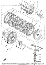 Yamaha parts diagram for 363-16321-09-00 - Ref #4