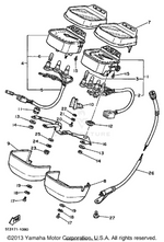 Yamaha parts diagram for 4X7-83519-00-00 - Ref #16
