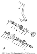 Yamaha parts diagram for 2H7-15623-00-00 - Ref #21