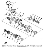 Yamaha parts diagram for 93310-42237-00 - Ref #5