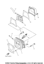 Yamaha parts diagram for 7CN-E1169-02-00 - Ref #12