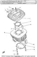 Yamaha parts diagram for 500-11181-00-00 - Ref #4