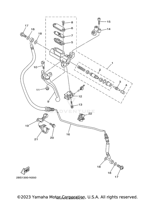 Yamaha parts diagram for 2BS-26401-00-00 - Ref #1