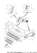 Yamaha parts diagram for 4XV-23415-01-00 - Ref #25