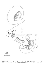 Yamaha parts diagram for 90179-10540-00 - Ref #14