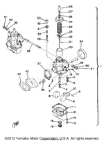 Yamaha parts diagram for 239-14136-00-00 - Ref #23