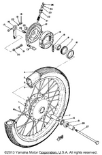 Yamaha parts diagram for 93107-42001-00 - Ref #10