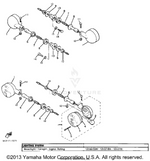 Yamaha parts diagram for 4X7-83318-00-00 - Ref #13