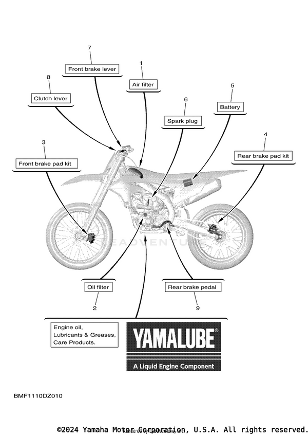 Yamaha parts diagram for BR9-82100-48-00 - Ref #5