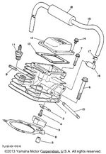 Yamaha parts diagram for 7LV-11165-01-00 - Ref #2