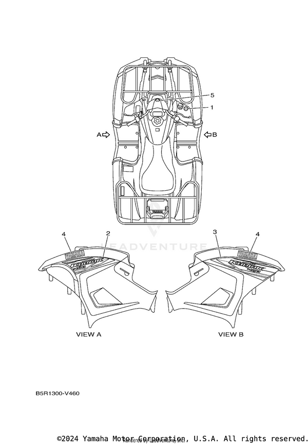 Yamaha parts diagram for B5R-F1781-00-00 - Ref #2