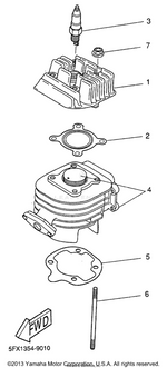 Yamaha parts diagram for 3VL-E1351-00-00 - Ref #5