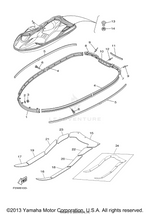 Yamaha parts diagram for F0X-U351J-00-00 - Ref #17