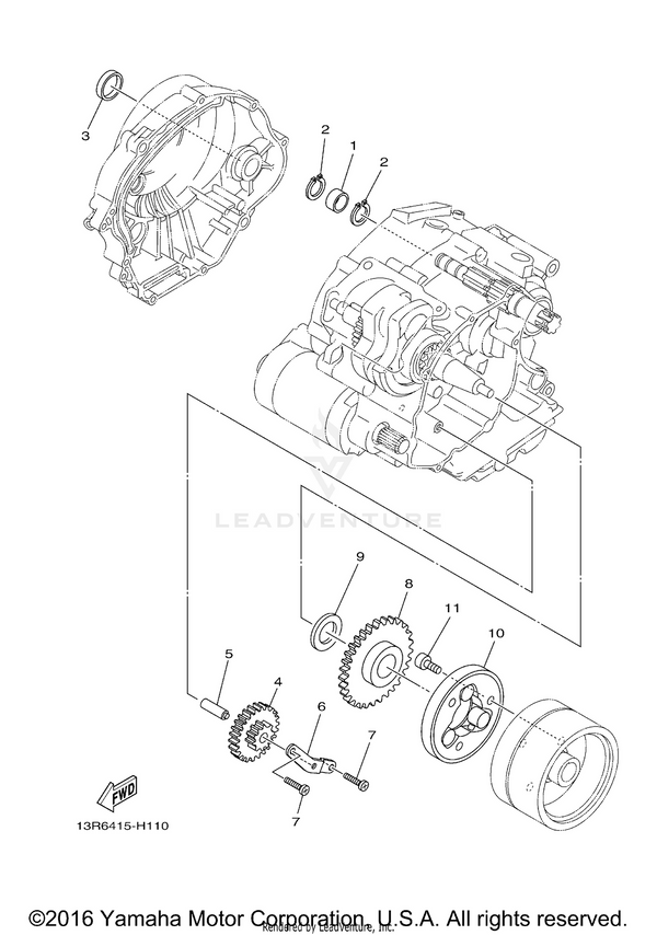 Yamaha parts diagram for 99009-15400-00 - Ref #2