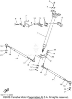 Yamaha parts diagram for 2HR-23831-01-00 - Ref #14