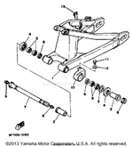 Yamaha parts diagram for 90179-16028-00 - Ref #8