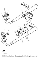 Yamaha parts diagram for 1L9-14613-10-00 - Ref #5