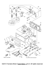 Yamaha parts diagram for 64X-82560-00-00 - Ref #36
