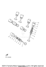 Yamaha parts diagram for 26H-12169-70-00