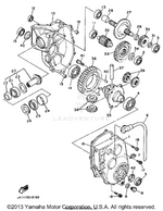 Yamaha parts diagram for 93605-10108-00 - Ref #40