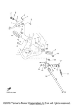 Yamaha parts diagram for 90101-10738-00 - Ref #19