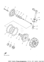 Yamaha parts diagram for 90501-244L9-00 - Ref #9