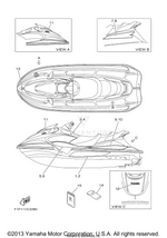 Yamaha parts diagram for F1F-U417L-00-00 - Ref #10