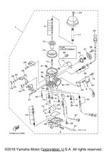 Yamaha parts diagram for 4WM-1410A-00-00 - Ref #38