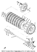 Yamaha parts diagram for 280-16150-01-00 - Ref #1