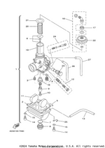 Yamaha parts diagram for 2X6-14112-30-00 - Ref #19