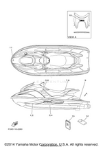 Yamaha parts diagram for F0X-U417B-20-00 - Ref #1