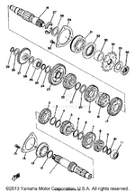 Yamaha parts diagram for 363-15651-00-00 - Ref #37