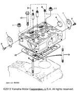 Yamaha parts diagram for YF1-58420-33-10 - Ref #12