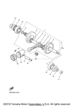 Yamaha parts diagram for 93450-13022-00 - Ref #19