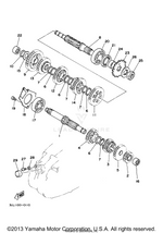 Yamaha parts diagram for 1G8-17471-00-00 - Ref #18