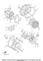 Yamaha parts diagram for 5JW-15461-01-00 - Ref #13