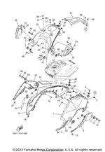 Yamaha parts diagram for BAT-24129-00-3E - Ref #1