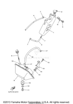 Yamaha parts diagram for 90387-067N5-00 - Ref #14